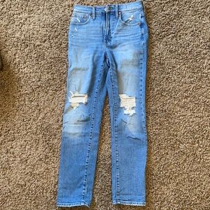 MADEWELL The Perfect Vintage Jean, size 24, Denman wash